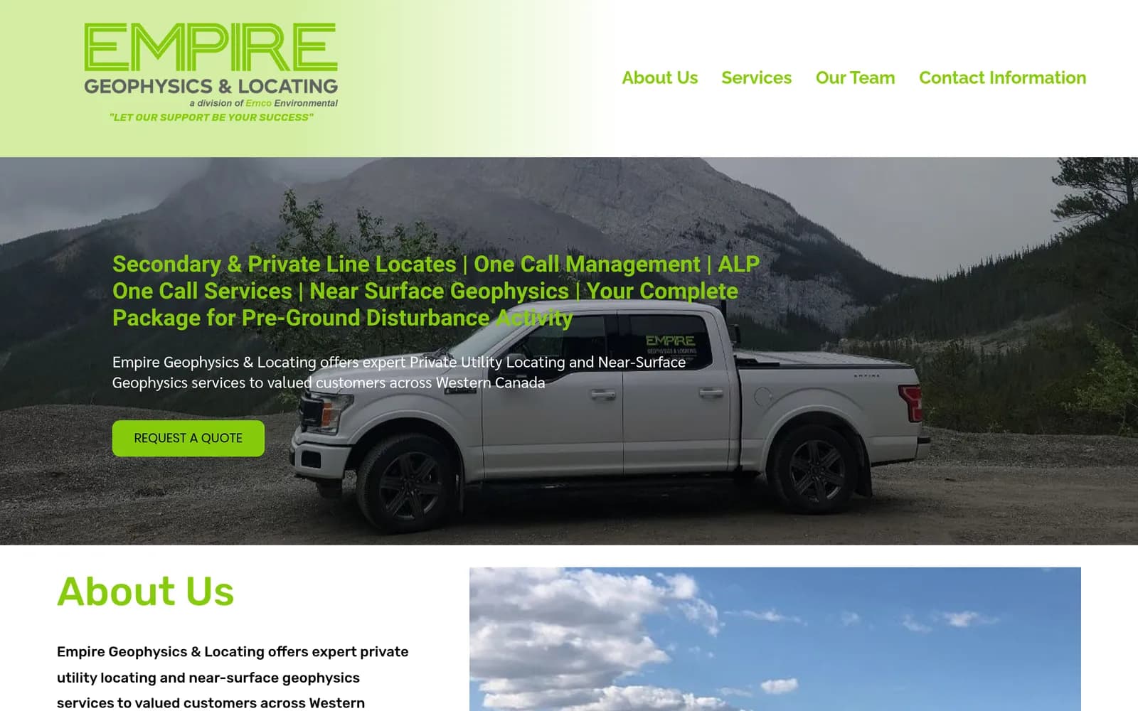 ERNCO Group of Companies website