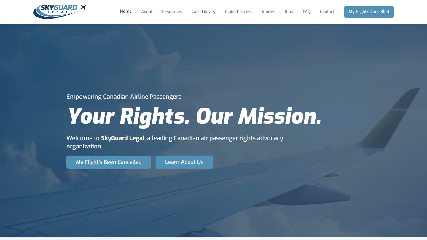 SkyGuard Legal website